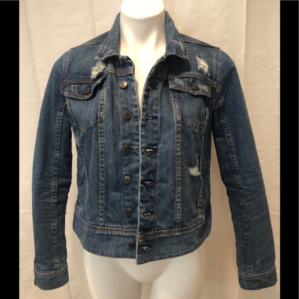 Pea in The Pod Maternity Denim Jacket Size M